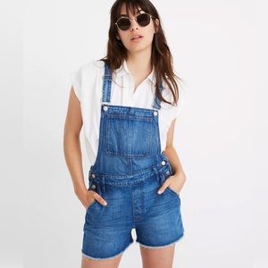 Madewell overall shorts